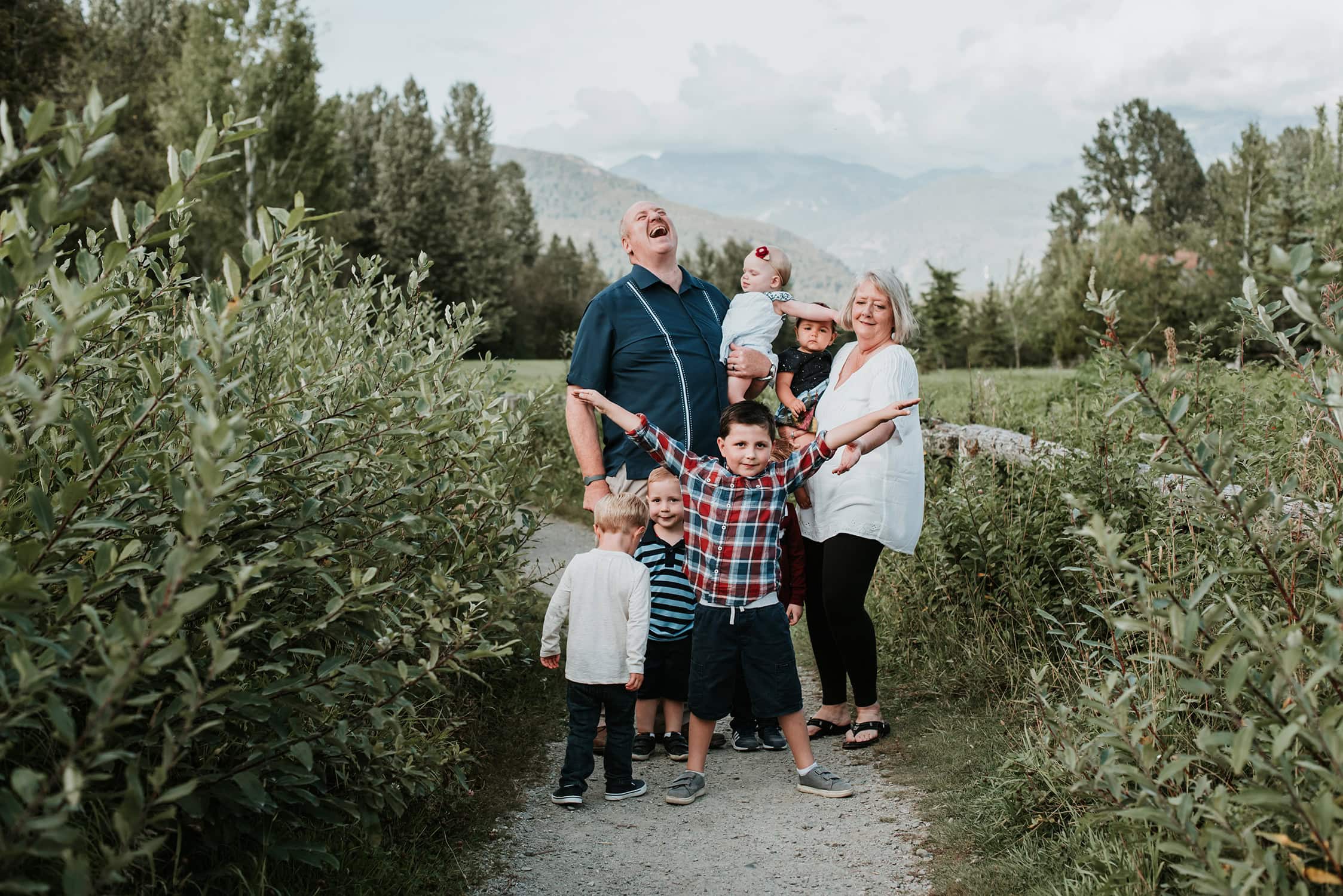 Whistler family photography at Green Lake