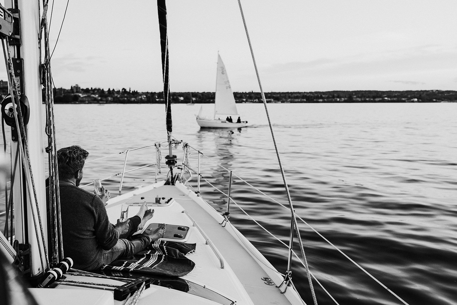 Vancouver Sailboat Engagement Photography