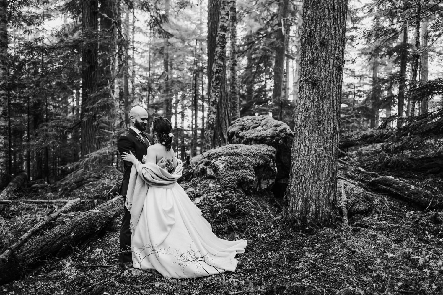 Whistler wedding photographer captures Bride and Groom