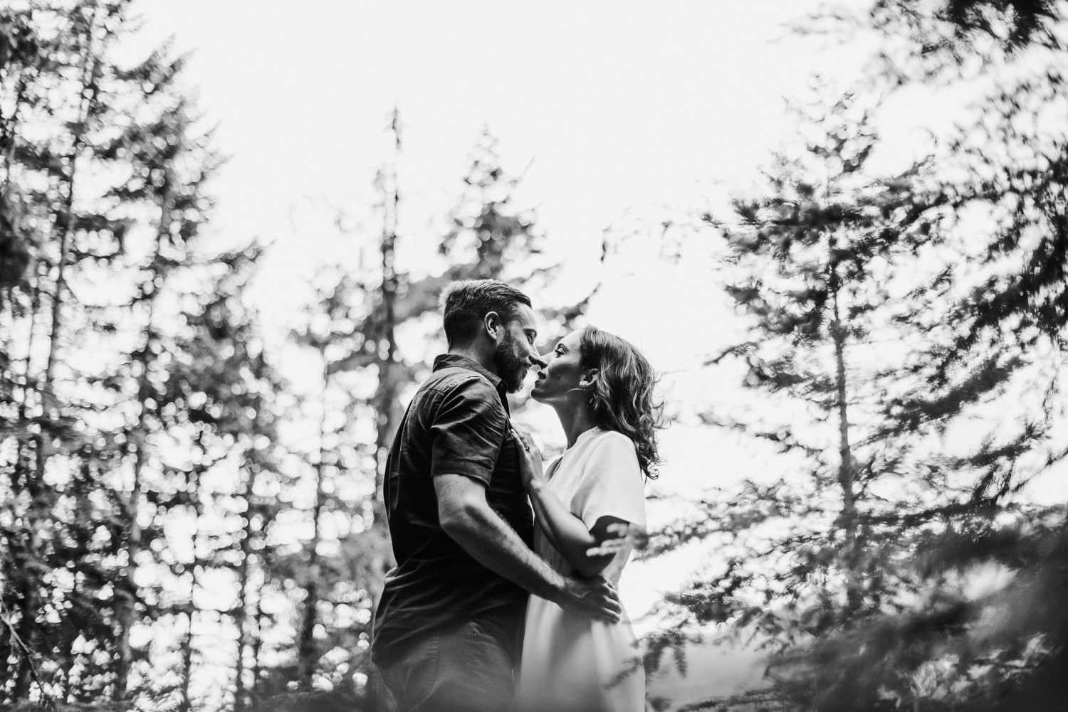 A Whistler engagement photography session on Alta Lake.