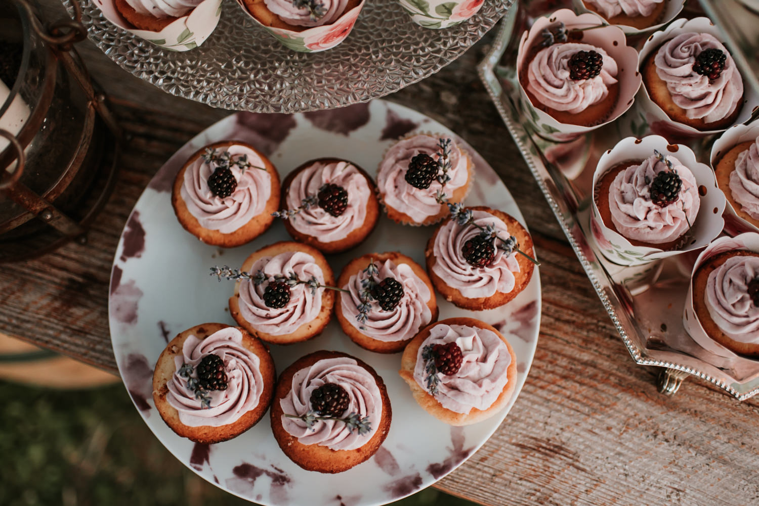 Homemade cupcakes for Pemberton wedding