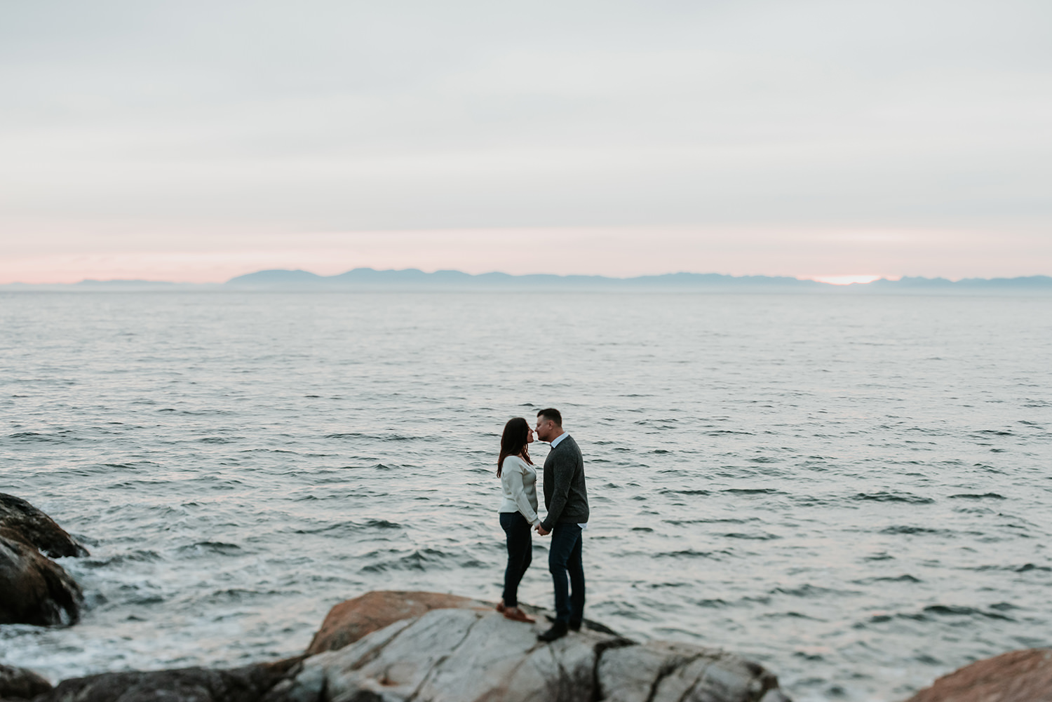 Vancouver engagement session at Lighthouse Park