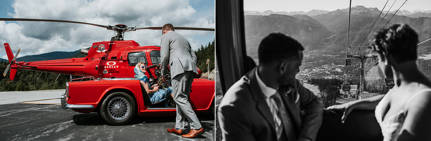 Blackcomb Helicopters elopement photography