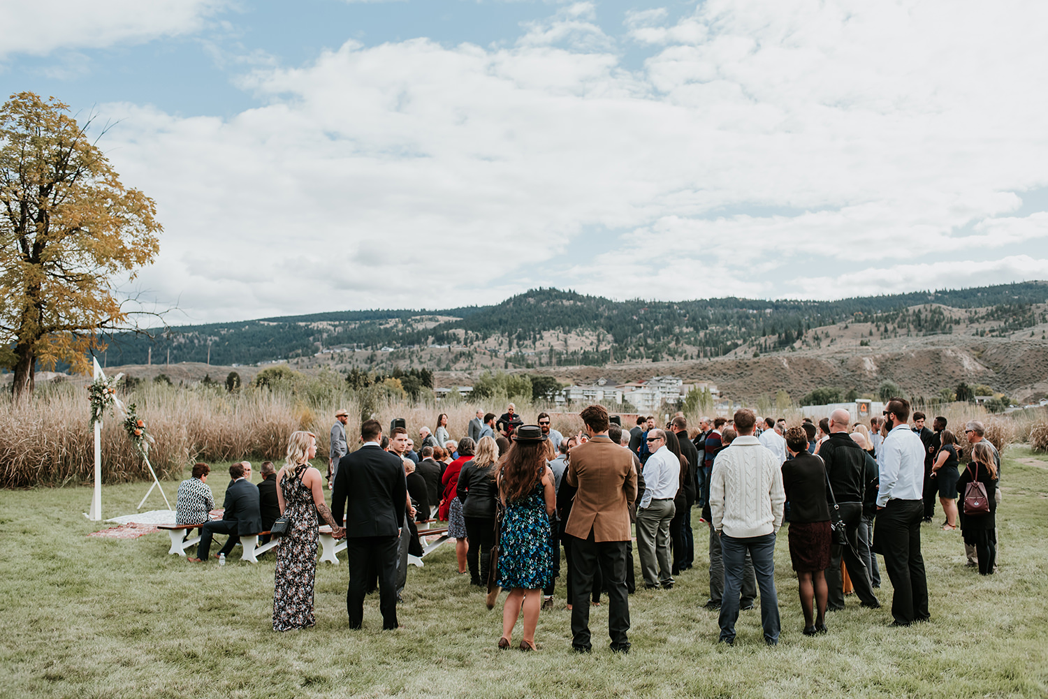 Whistler wedding ceremony photographed by Darby Magill