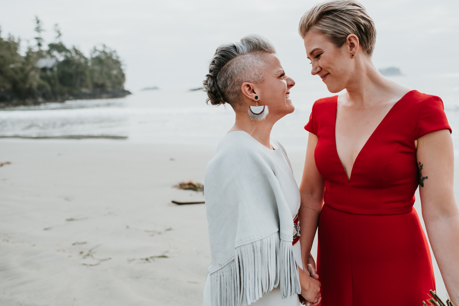 Vancouver Island same-sex elopement