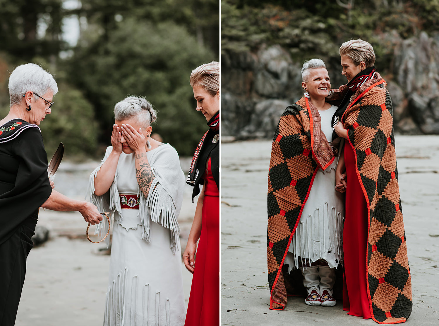Tofino First Nations Wedding Ceremony